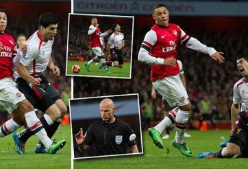 Howard Webb và những sai lầm trong trận Arsenal – Liverpool